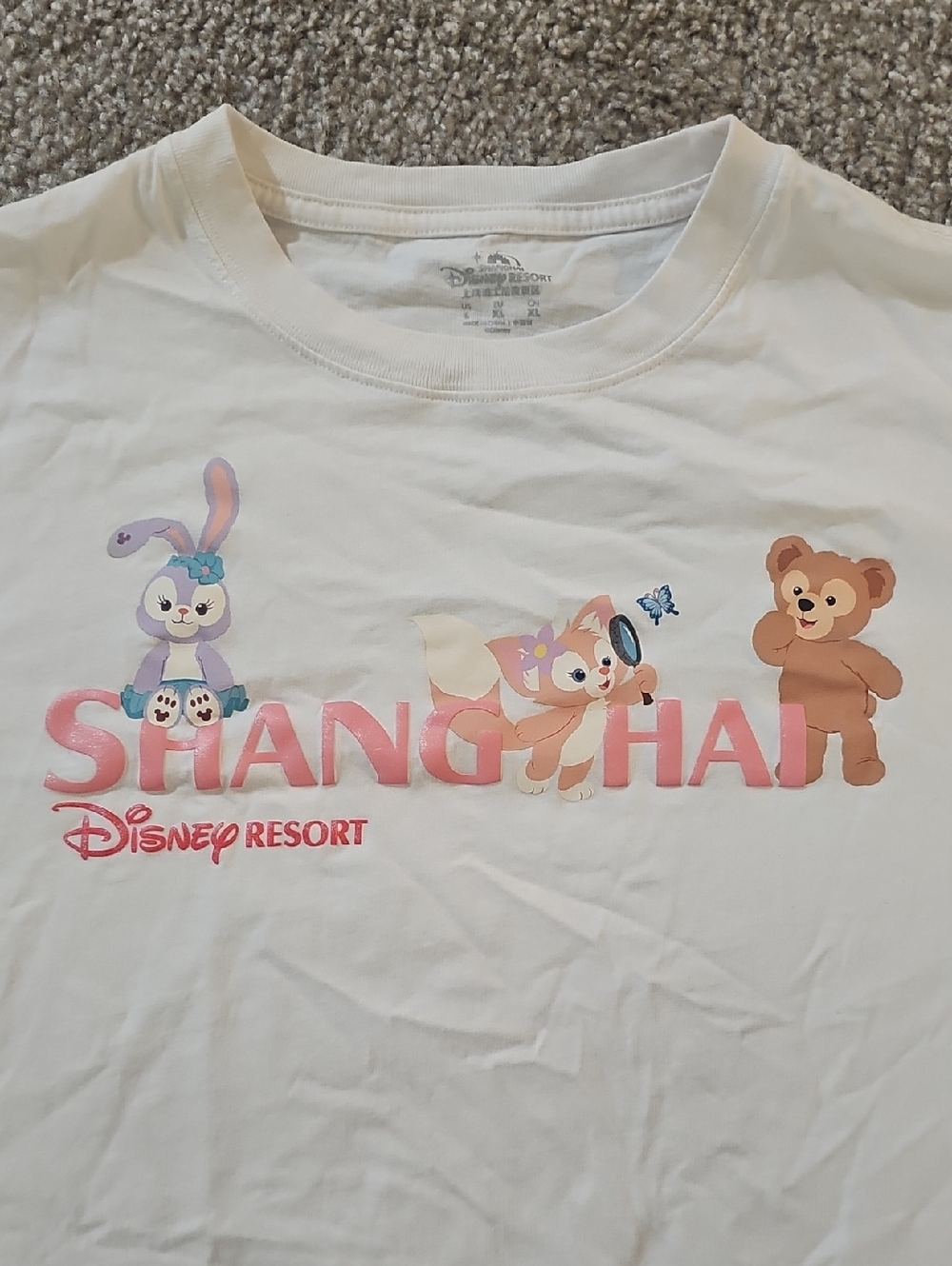 Disney Parks Shanghai Duffy And Friends Shirt L
